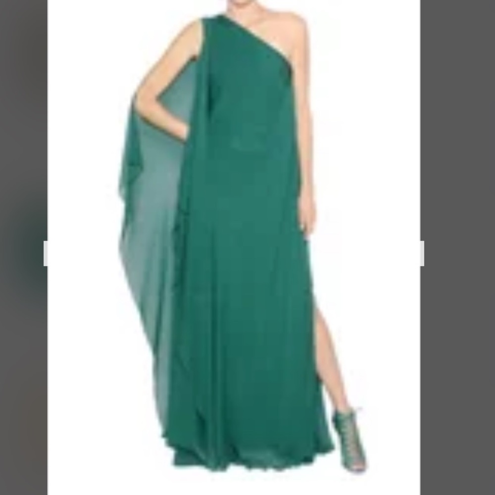 NWT  ELIE SAAB SILK MAXI GOWN.$4200. Straight out of Runway. A Showstopper.Black